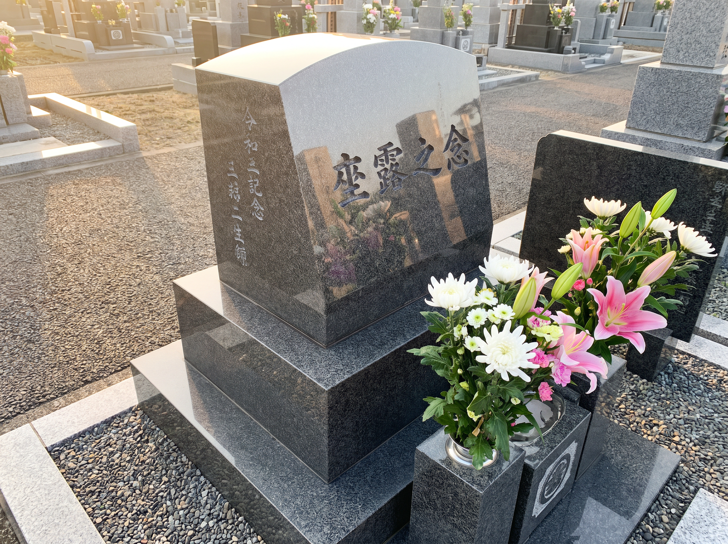 定期墓守サービスで美しく保たれた墓石